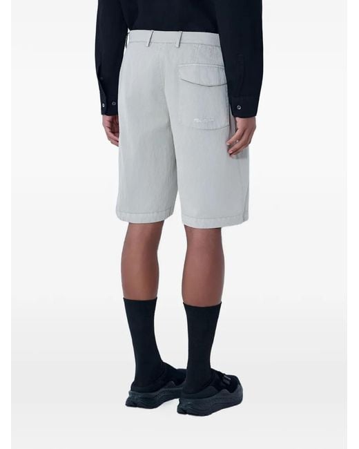 Massimo Osti Studio Blue Short À Pinces for men