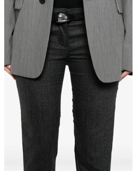 Coperni Gray Checked Trousers