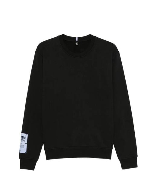 McQ Alexander McQueen Black Graphic-Print Sweatshirt for men