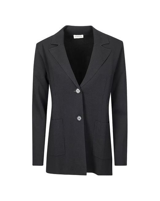 P.A.R.O.S.H. Black Roma Blazer
