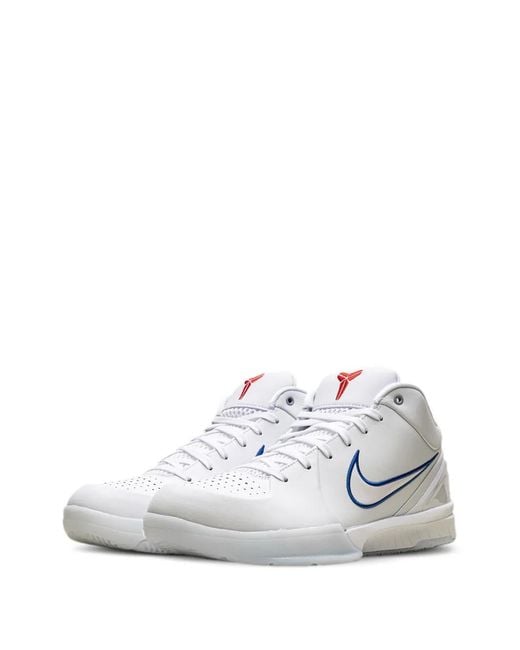 Nike White Zoom Kobe 4 Protro Sneakers for men