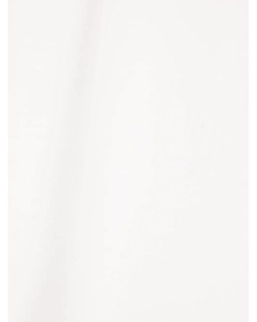 Yohji Yamamoto White Shawl-Lapel Poplin Jacket