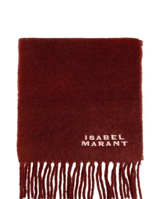 Isabel Marant Firny Logo-Embroidered Scarf