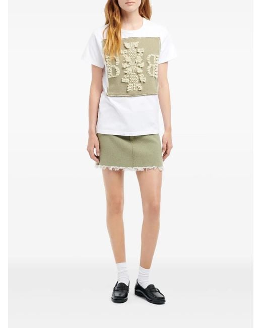 Barrie White Logo-Patch T-Shirt