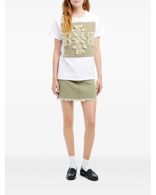Barrie White Logo-Patch T-Shirt