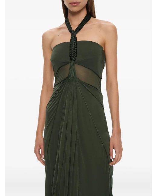 Christopher Esber Green Solea Maxi Dress
