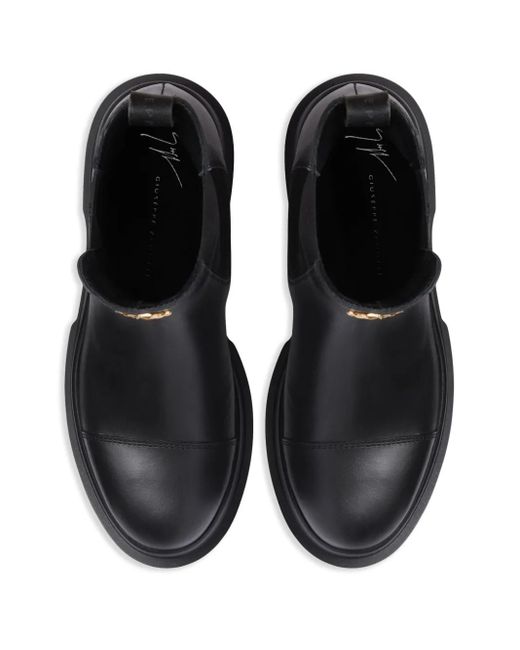 Giuseppe Zanotti Black Vichingo Bootie