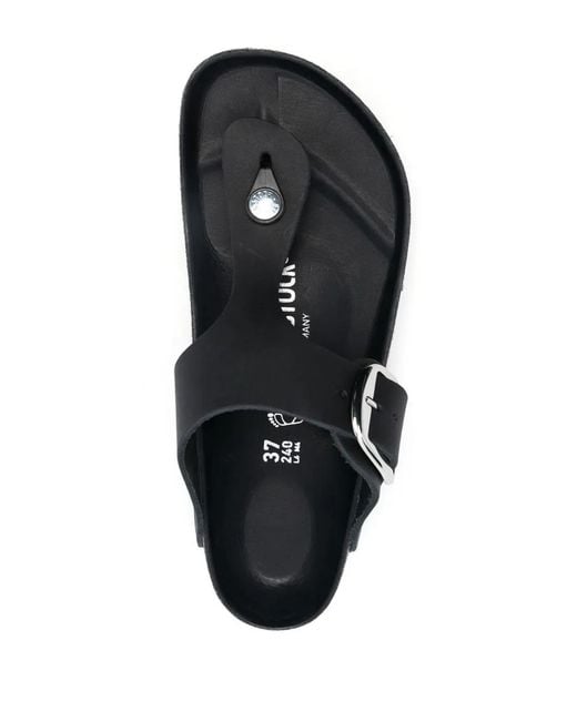 Birkenstock Black Gizeh Big Buckle
