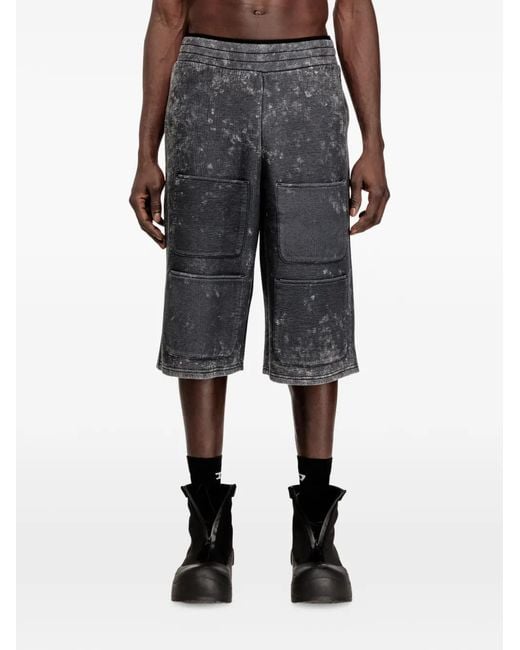 DIESEL Gray S-Typ Patch-Pocket Shorts