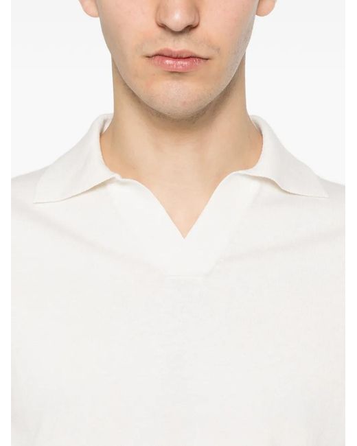 Soft Goat White Short-Sleeve T-Shirt for men