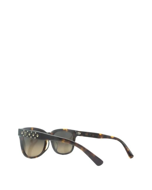 MCM Gray Studded Square-Frame Sunglasses for men