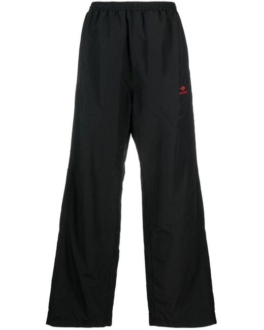 Balenciaga Black High-waisted Track Pants