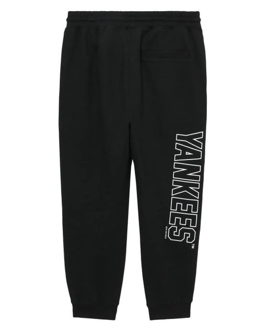 KTZ Black Yankees-Logo Track Pants for men