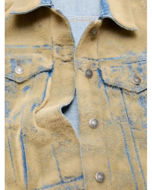 Chaqueta Vaquera Texturizada Acne de color Natural