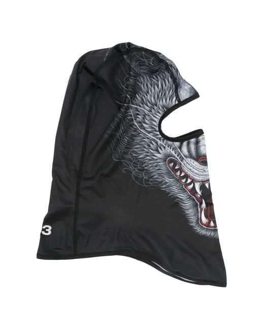 Y-3 Black Graphic Balaclava
