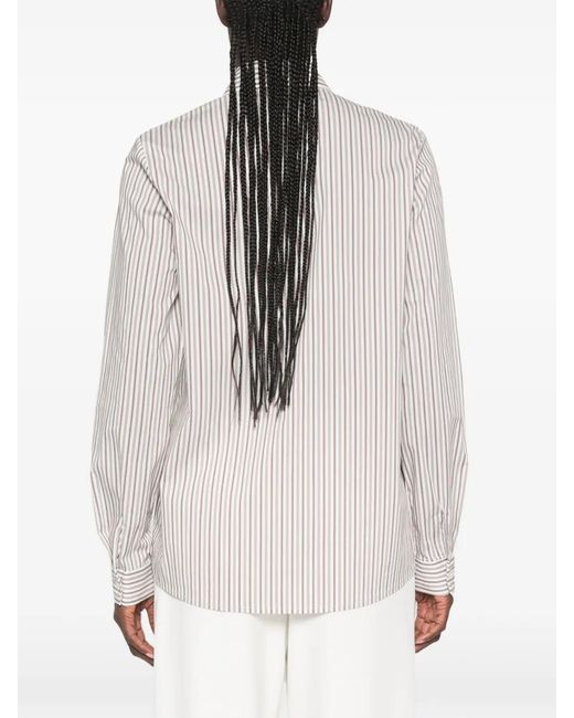 ViCOLO White Striped Shirt