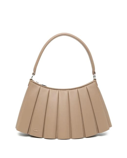 Lacoste Natural Small Lenglen Tote Bag