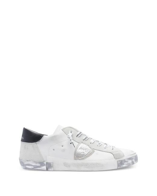 Philippe Model White Prsx Low-Top Sneakers for men