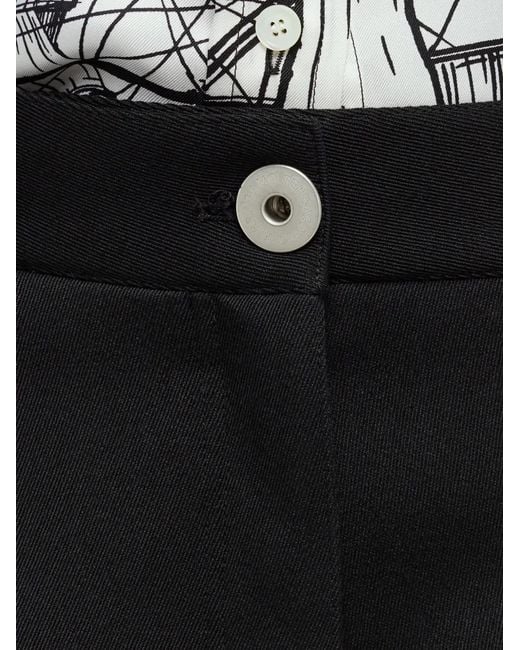 Ferragamo Blue Utility Wool Cargo Shorts