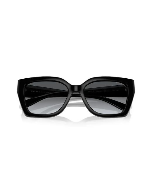 COACH Black Square-Frame Sunglasses