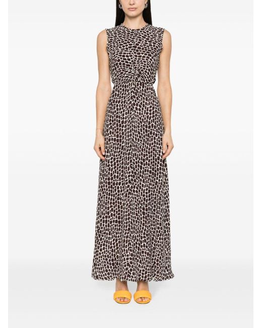 Giraffe print maxi dress deals