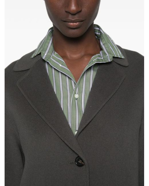 Max Mara Black Single-Breasted Wool Blazer