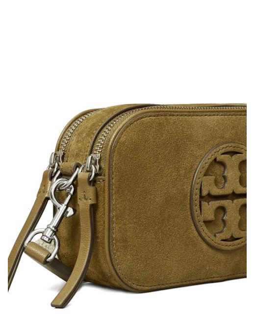 Borsa A Tracolla Miller Mini Con Placca Logo di Tory Burch in Green