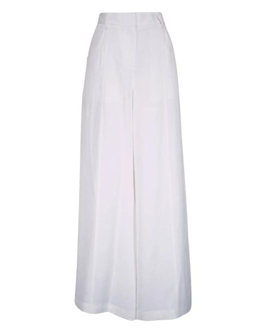 Twp White Hose mit hohem Bund