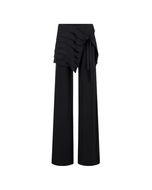 Vaillant Studio Black Backstage Fit-And-Flare Trousers