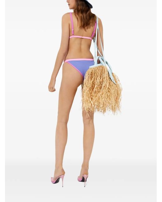 Beach Riot Blue Mika Adjustable Bikini Top