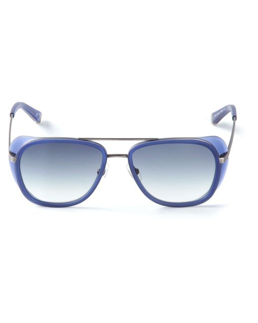 Square frame sunglasses di Matsuda in Blue da Uomo