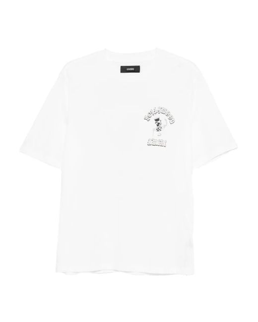 T-Shirt À Imprimé Graphique Amiri pour homme en coloris White