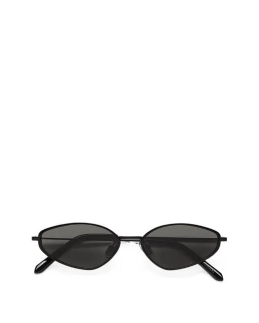 Retrosuperfuture Black Zyra Geometric-Frame Sunglasses