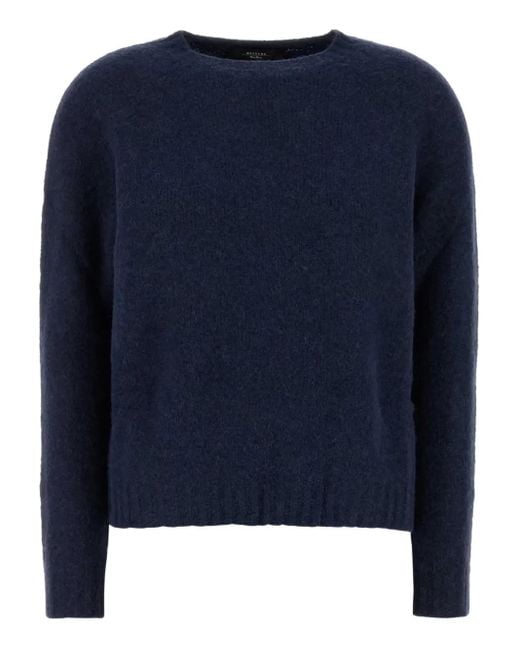 Weekend by Maxmara Blue Crew Neck Sweater