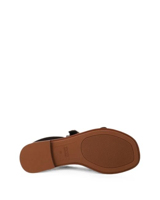 Frau White Multi-Strap Leather Sandals