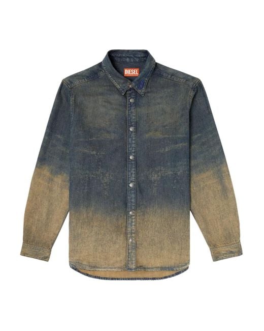 メンズ DIESEL D-simply-s8 シャツ Blue