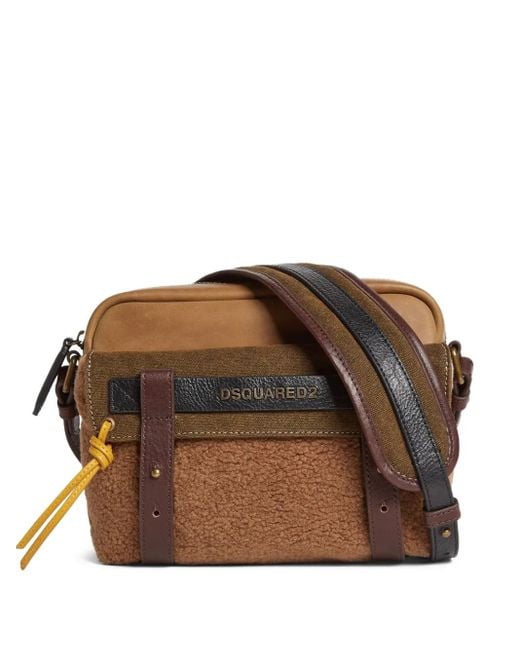 メンズ DSquared² Canadian メッセンジャーバッグ Brown