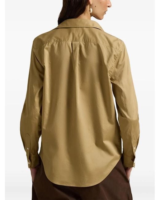 Polo Ralph Lauren Natural Long-Sleeved Twill Shirt