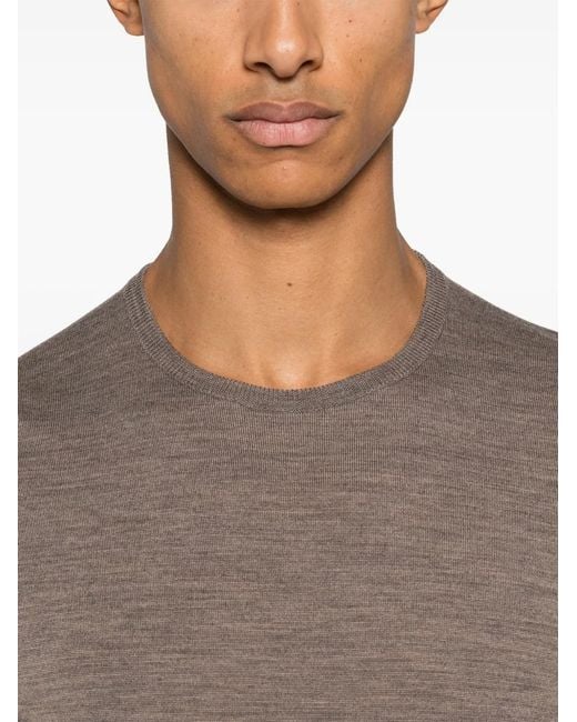 John Smedley Brown Lundy Sweater for men