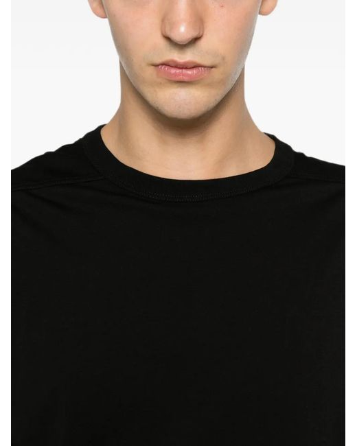 Rick Owens Black Crewneck T-Shirt for men