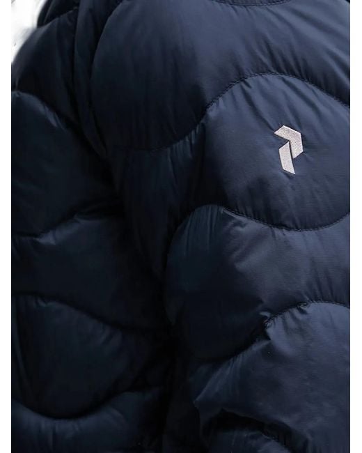Peak Performance Blue Helium Hooded Padded Jacket for men