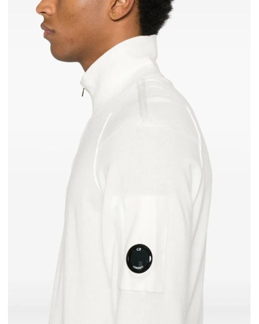 Pull À Détail Verres De Lunettes C P Company pour homme en coloris White