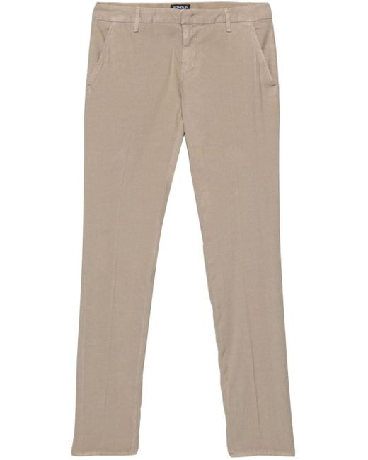 Dondup Slim-Fit-Hose mit Bügelfalten in Natural für Herren