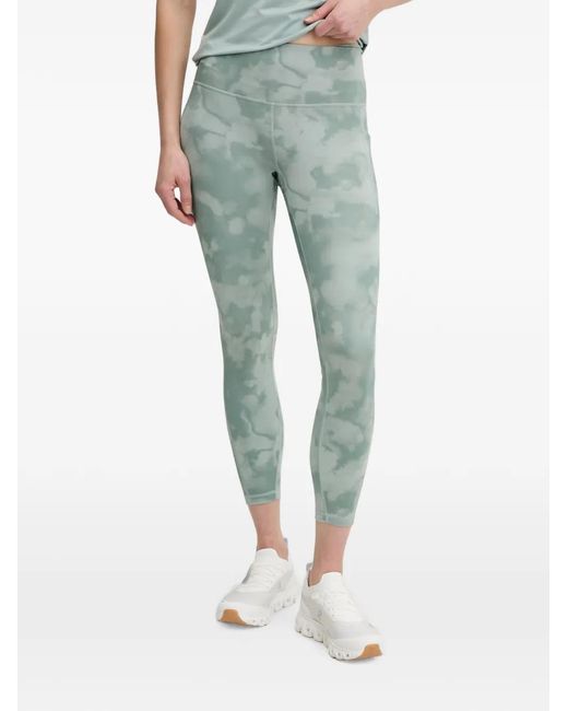 Adidas Blue Adi365 Climacool Aop 7/8 Printed Leggings