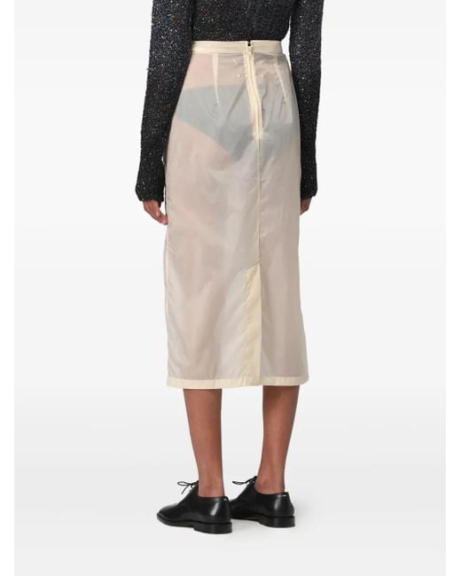 Maison Margiela ハイウエスト スカート Natural