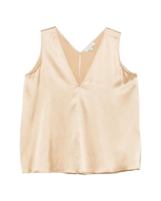 Antonelli Natural Bergamo V-Neck Top