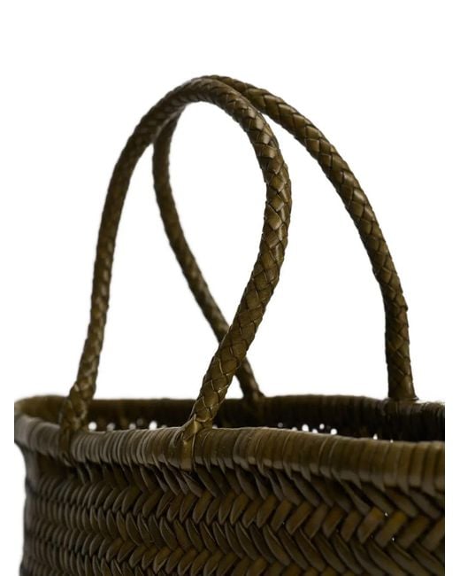 Dragon Diffusion Green Small Triple Jump Tote Bag