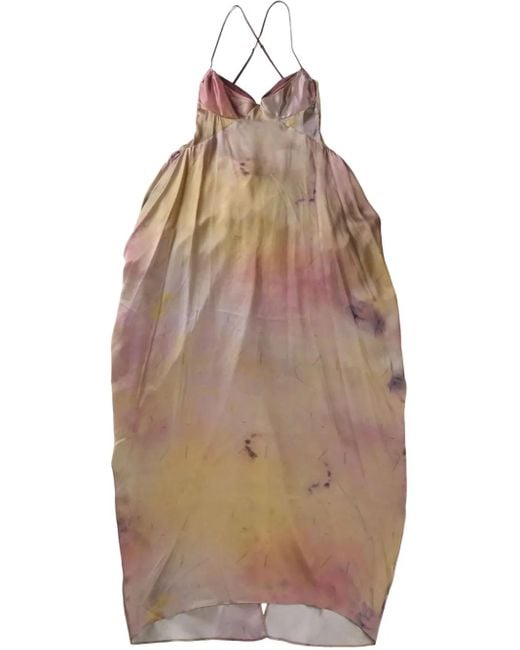 YANGKEHAN Natural Silk maxi dress