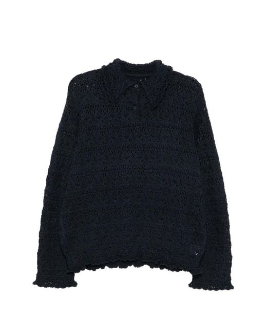 JNBY Blue Jacquard Sweater