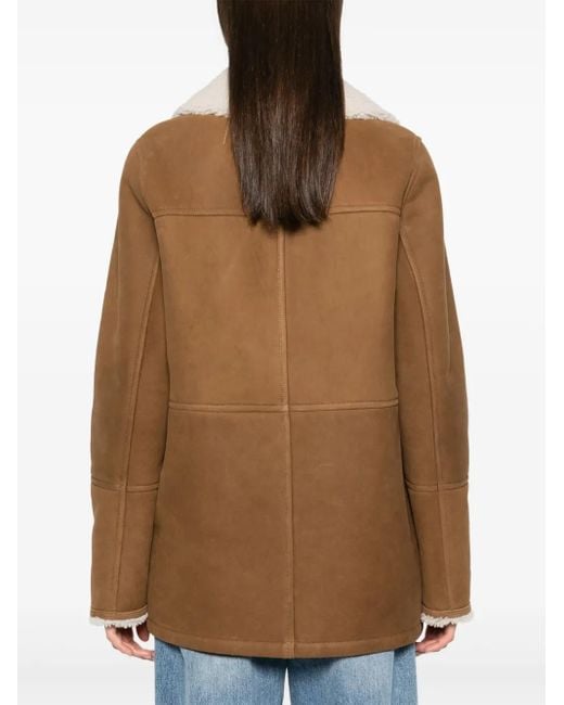 Yves Salomon Brown Suede Jacket